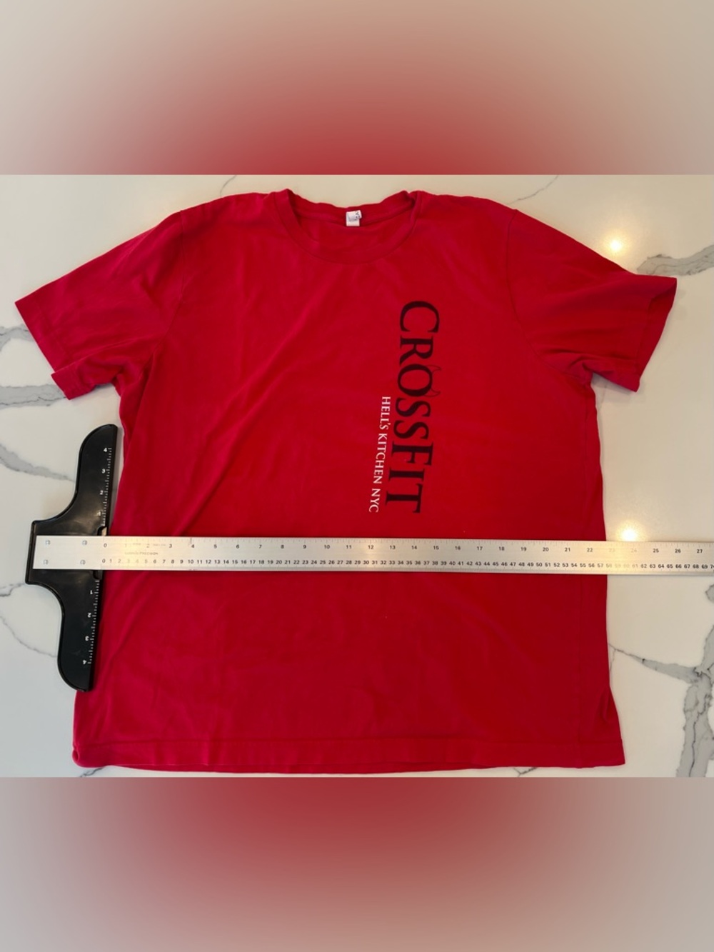 Men's Crossfit gym Red Graphic Tee